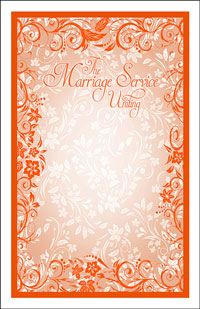 Wedding Program Cover Template 11D - Graphic 1